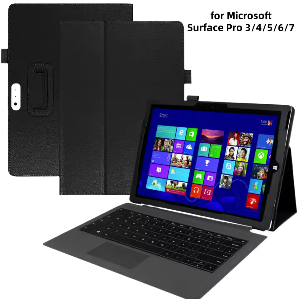 leather case for surface pro 3-4-5-6-7-7plus