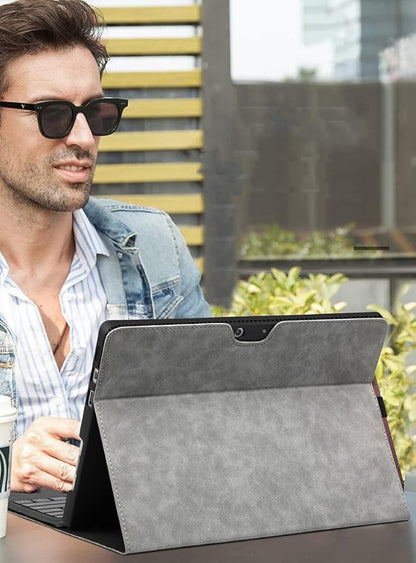 Surface Pro 11/10/9 Tablet Protective Case, Shockproof Folio Flip Rugged Cover with Pen Holder